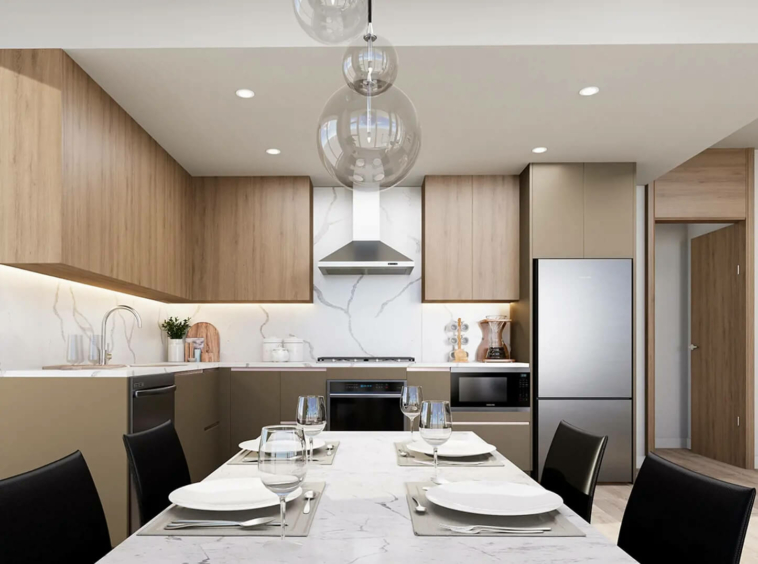 sky living Surrey presale interior kitchen